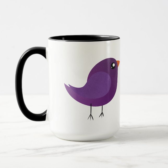 Kids cute birdy  mug (Left)