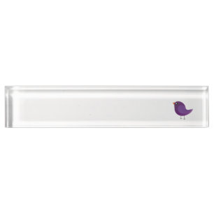 Kids cute birdy  nameplate
