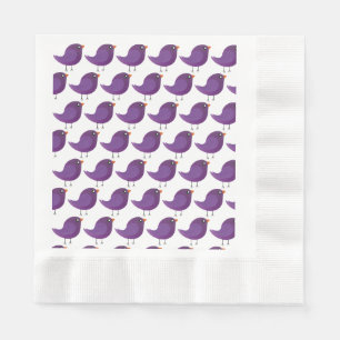 Kids cute birdy napkin