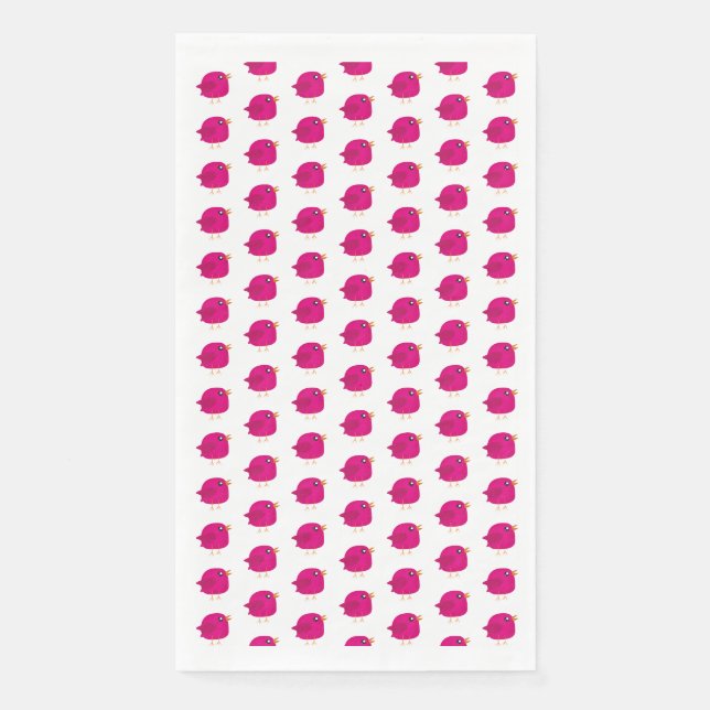 Kids cute birdy  napkin (Front)