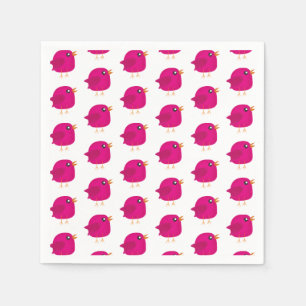 Kids cute birdy   napkin