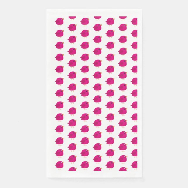 Kids cute birdy  napkin (Front)