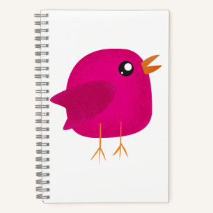 Kids cute birdy notebook