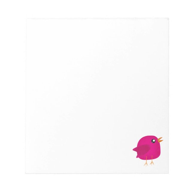 Kids cute birdy   notepad (Front)