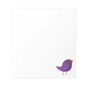Kids cute birdy notepad