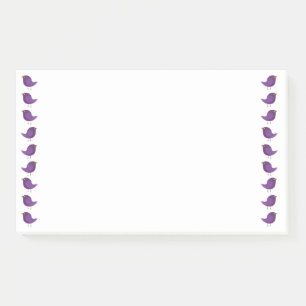Kids cute birdy post-it notes