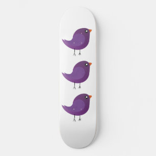 Kids cute birdy skateboard