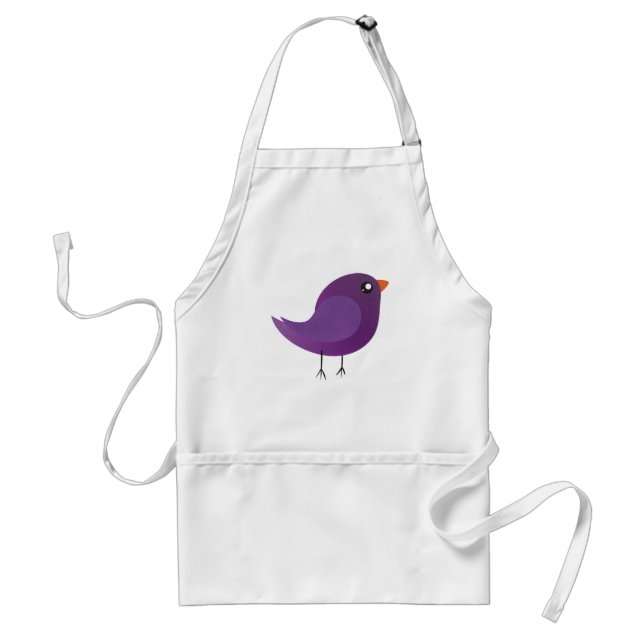 Kids cute birdy   standard apron (Front)