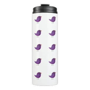 Kids cute birdy   thermal tumbler