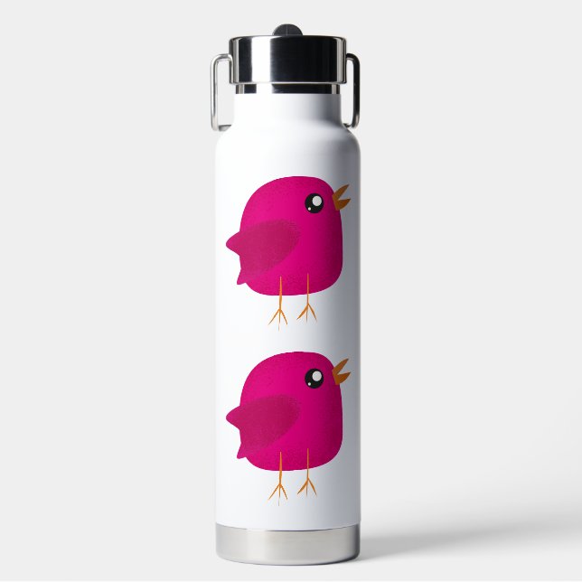 Kids cute birdy   water bottle (Front)