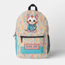 Kid's Cute Cat Pink & Blue