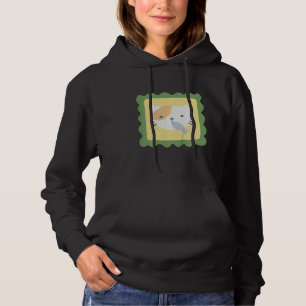 Kids Cute Cat With Fish Kids Baby Youth Hoodie
