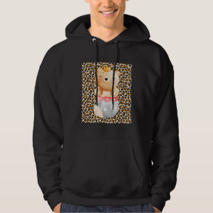 KIds Cute Christmas Baby Bear Animal Print Sock Hoodie