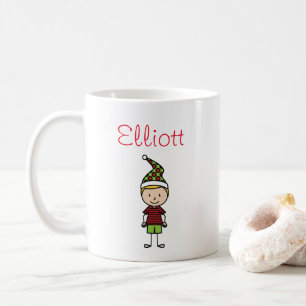 Kids Cute Christmas Personalised Coffee Mug