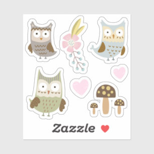 Kids Cute Colourful Owls #3