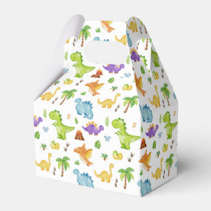 Kids Cute Dinosaur Pattern Favour Box