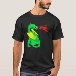 Kids Cute Dragon Magical Fire Dragons Boys Girls B T-Shirt