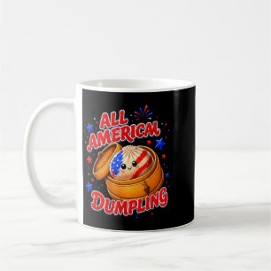 Kids Cute Ed Aamerican Dumpling 4th Of July Girls Coffee Mug