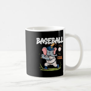 Kids Cute Elephant Playing Bysebyll For Boys Girls Coffee Mug