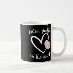 Kids Cute Girls Easter Heart Pastel Easter Egg Cut Coffee Mug
