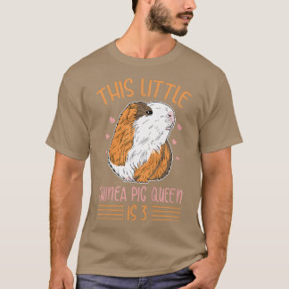 Kids Cute Guinea Pig Design for a 3 year old guine T-Shirt