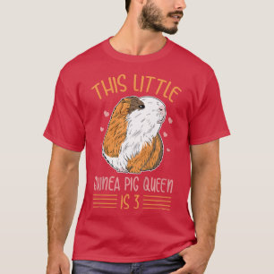 Kids Cute Guinea Pig Design for a 3 year old guine T-Shirt
