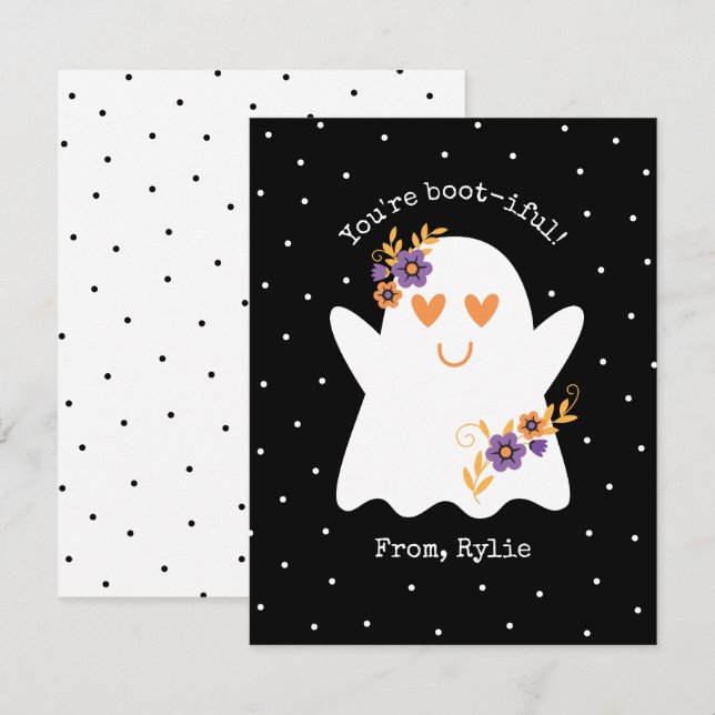 Kids Cute halloween Ghost (Front/Back)