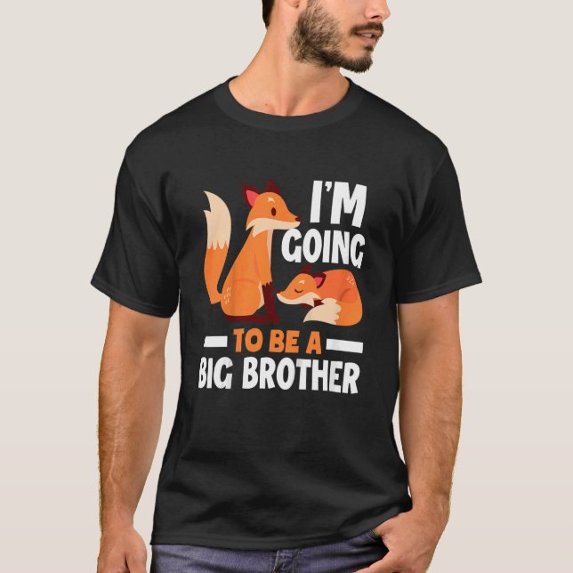 Kids Cute I'm Going To Be A Big Brother  Promoted  T-Shirt (Front)