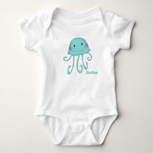 Kid's Cute Jellyfish Baby Bodysuit