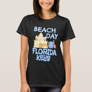 Kids Cute Kids Florida Keys Beach Day Vacation Sou T-Shirt