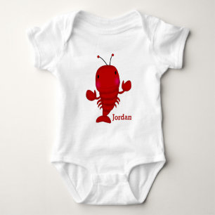 Kid's Cute Lobster Baby Bodysuit
