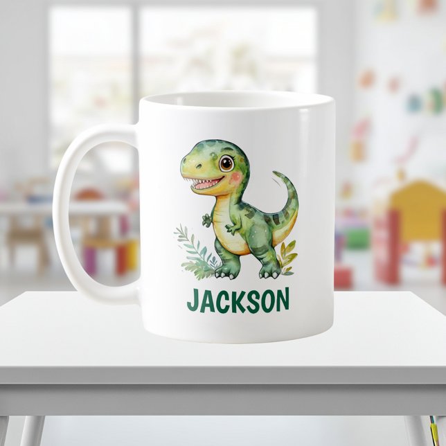 Kids Cute Personalised Dinosaur Mug (Creator Uploaded)