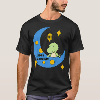 Kids Cute Ramadan Mubarak Ramadan Kareem Eid Mubar T-Shirt