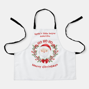 Kids' Cute Santa Christmas Apron