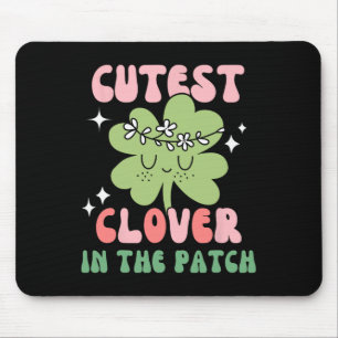 Kids Cutest Clover In The Patch Toddler Girl St Pa Mouse Mat