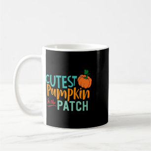Kids Cutest Pumpkin In The Patch Fun Fall Autumn S Coffee Mug