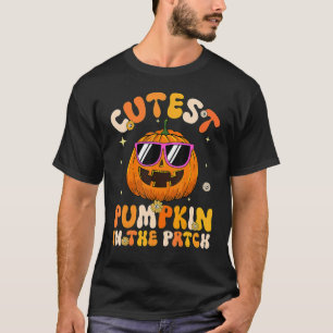 Kids Cutest Pumpkin In The Patch Halloween Girls T T-Shirt