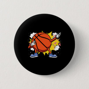 Kids Dabbing American Bysketbyll Player For Fans 6 Cm Round Badge