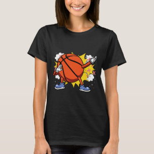 Kids Dabbing American Bysketbyll Player For Fans  T-Shirt