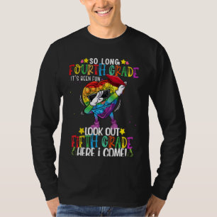 Kids Dabbing Fidget Toy So Long 4th Grade Graduati T-Shirt