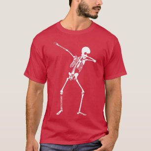 Kids Dabbing Skeleton Halloween Dab t T-Shirt