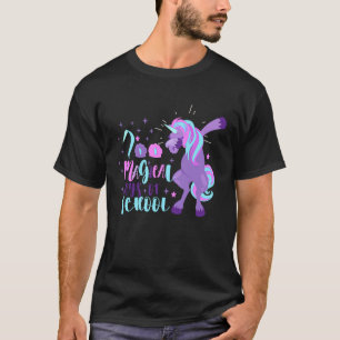 Kids dabing unicorn 100 days magical of school uni T-Shirt