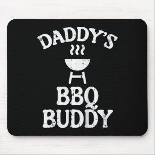 Kids Daddys Bbq Buddy Cute Barbecue Family Match B Mouse Mat