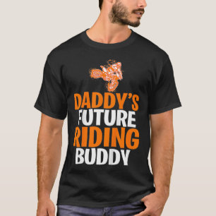 Kids Daddys Future Riding Buddy Motocross Kids T-Shirt