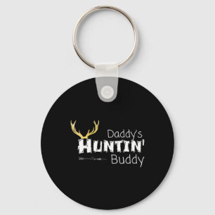 Kids Daddys Hunting Buddy Clothes Boy Girl Toddler Key Ring