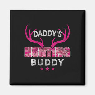 Kids Daddy's Hunting Buddy Funny Camo Daughter Fut Magnet