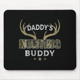 Kids Daddy's Hunting Buddy Funny Daughter Son Futu Mouse Mat