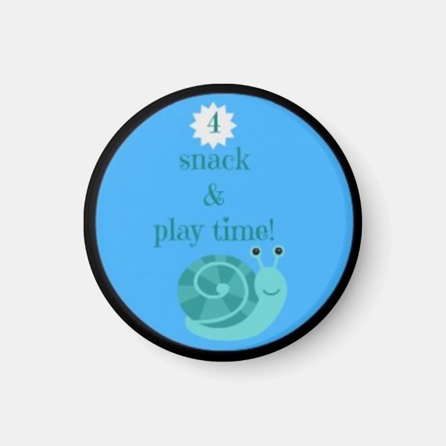 kid's daily routine chart magnet!!! magnet (Front)