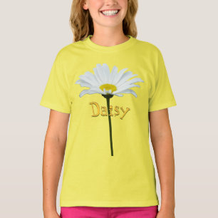 Kid's Daisy T-shirt Personalise Daisy Flower Shirt