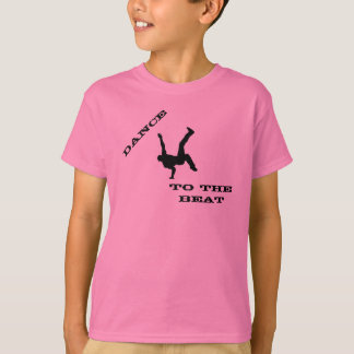 Kids' Dance To The Beat Striped V-Neck T-Shirt